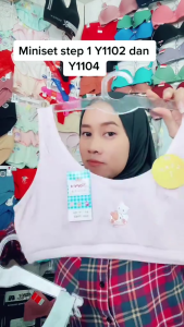 Miniset anak remaja smp lusinan |  Miniset Sorex Y1104 Step 1 | Motif Pori-Pori pada Bagian Belakang katun