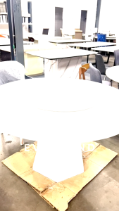 Everland Round Marble Table Meja Makan Marble Bulat Dining Set Bulat with Round Table 4.5ft 5ft Marble Table Meja