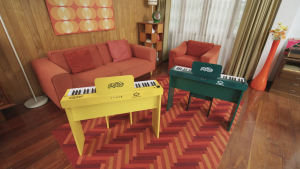 Mastero Piano 61 Keys เปียโน 61 คีย์ พร้อมขาตั้ง และเก้าอี้ มีแอพพลิเคชั่นสำหรับการเรียนรู้ พร้อมต่อบลูทูธได้