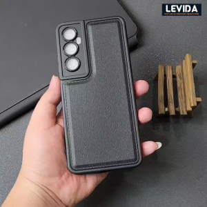 Luxury Case Leather Pro Kamera Black Realme Note 60X Realme C65 Realme C63 Realme C61