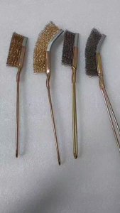 แปรงลวด แปรงลวดทองเหลือง แปรงล้างเครื่อง แปรงขัดซอกมูม เล็ก แปรงขัดเหล็ก