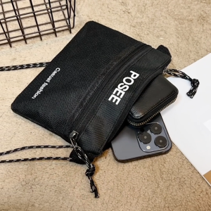 POSEE กระเป๋าสายเชือก สะพายข้าง สะพายแฟชั่น สะพายมือถือ