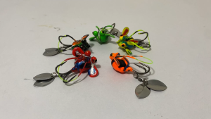 เหยื่อปลอม กบยาง MB Fishing เม่น MB04