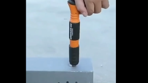 Portable Wall Fastener Nailer Machine with Box Ergonomic Design One Handed Operation Silencing Nail