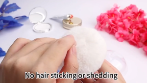 BPA Free Portable Baby Powder Puff Sponge Container Case Box Baby Useful Supply Talcum Powder Puff