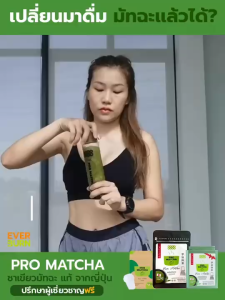 Pro Matcha ชาเขียว โปรมัทฉะ ดื่มง่าย ไม่ชม ไม่ฝาด ออร์แกนิค นำเข้าจากญี่ปุ่น 100%
