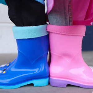 2-9 years old Low Cut Rain Boots (Bota) For Kids Children Rainboots Pvc Rubber Waterproof Kids Rainy Boots