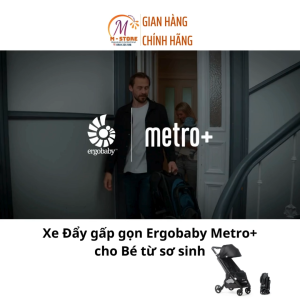 [USA] Xe Đẩy gấp gọn siêu nhẹ Ergobaby Metro+ Compact xe đẩy đi chơi cho em bé tiện nghi siêu êm bảo hành 12 tháng