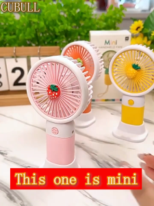 Y·S·S YaSheng USB Mini Fan Cute Fruits Portable Handy USB Rechargeable Stand Fan With Phone Holder Travel Outdoor