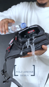 Waistbag Waterproof Sporty 7 Ruang / Tas Selempang / Tas Pinggang / Tas Pria / Tas Anti Air