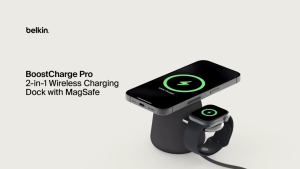 Đế Sạc Không Dây Belkin 2 Trong 1 Đời Mới 2024 Sạc Điện Thoại Đồng Hồ Tai Nghe