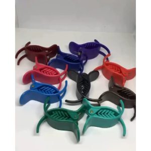 [HÀNG CÓ SẴN]Combo 3 Kẹp tóc càng cua nhám 3 răng tròn đủ màu-Kẹp càng cua