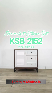 Kitchen Set Atas dan Meja Dapur (2 Pintu rak)