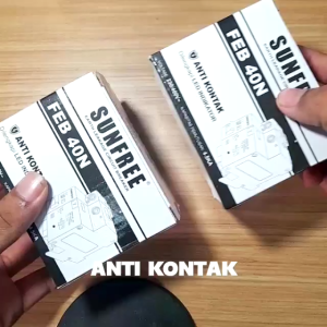 Sunfree Anti Kontak Listrik / Anti Konslet ELCB / MCB 40 Ampere FEB 40N Dengan LED Indikator
