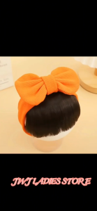 Kids Cute Hair Wig Ribbon HairBand Wig Hair Clip Kids Baby Wig