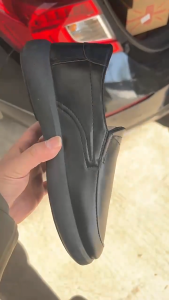 KLEE Low Cut Leather Boat Casual Shoes: Black Comfortable Men's Footwear