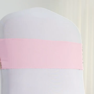 Pita Kursi Pesta Dengan Ring Chair Ribbon Pita Lepasan Pita Kursi Hotel Wedding Dekorasi