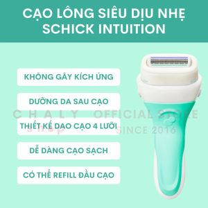 Cạo lông cho phụ nữ không gây kích ứng Schick Intuition cho da nhạy cảm Nhật