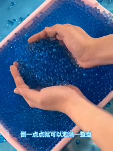 50000pcs/7-8mm Crystal Soil Hydrogel Gel Water Beads Growing Water Balls Home Decor Kids Ball Toy Multi-Color Choices
