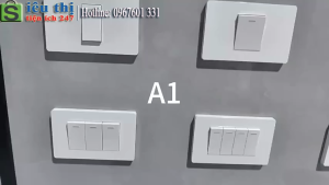 Mặt Ổ Cắm Âm Tường Công Tắc Âm Tường Chuông Cửa Công Tắc Điều Tốc Quạt TI0162 Ổ Cắm