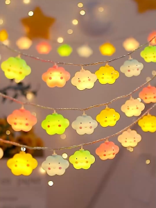 Christmas String lights Star Cloud Mini Colorful Light Kids Tent Lamp Birthday Decorative Lamp fairy lights