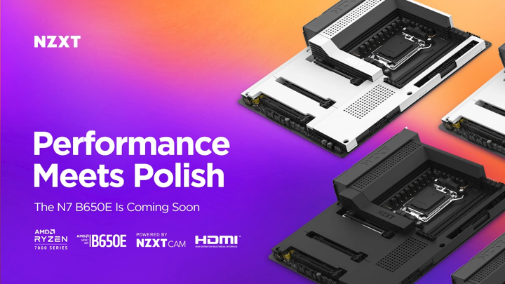 Mainboard NZXT N7 B650E Black/ White/ AMD B650/ AM5/  ATX/  4 khe RAM DDR5 (SP006012) - Hàng Chính Hãng