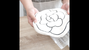 BONJOUR double layer hand towel / lap tangan / lap gantung