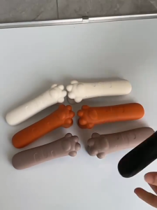 มือจับประตูซิลิโคน ฝาครอบมือจับประตู รูปกรงเล็บแมวน่ารัก กันชน กันเสียง กันไฟฟ้าสถิตย์ แบบหนา