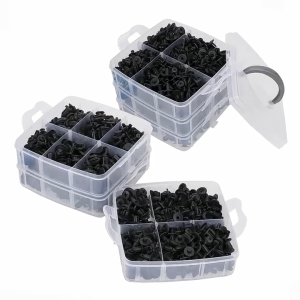 100/620 ชิ้น หมุดกิ๊บล็อค หมุดกิ๊บล็อคกันชน หมุดพลาสติก กิ๊บล็อครถยนต์หมุดยึดพลาสติก6 ขนาดใช้ได้กับรถหลากหลายแบรน์หลายยี้ห้อ