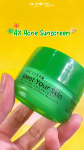 Sunscreen Jerawat AX Bruntusan Komedo Oily SPF30 Sun Protection BPOM Alamin Skincare Meet Your Skin