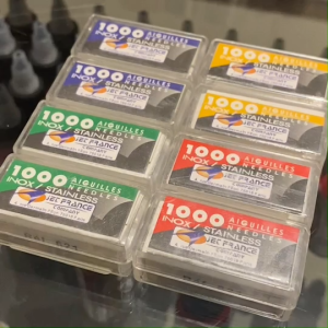 ตลับงานมือ มีเบอร์ 0.25-0.40 ตลับมือกล่อง 1000pcs. ปลายำหรับงานมือ วัสดุทำจากเหล็กสแตนเลส