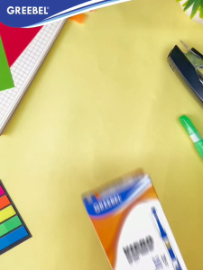 GREEBEL Pulpen Ballpen Pen Gel | GP-504 VIERO 0.5 BLUE 12 PCS | Pulpen Gel Greebel Pena Bolpen Bolpoin Gel