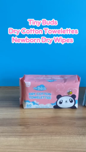 Tiny Buds Baby Dry Cotton Towelettes with Dry Cotton Wipes