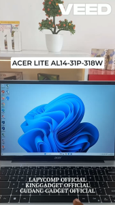 Laptop Acer Lite High Performance AL14-31P-318W 14" WUXGA IPS - Intel Core i3 SSD 512GB RAM 8GB
