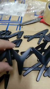 Lekat Saja Perodua New ALZA AXIA MG3 MYVI Rear Emblem Sticker On Tulisan