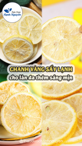 100g Chanh vàng sấy thăng hoa (Trà chanh vàng detox giải nhiệt cơ thể) - Thảo dược hạnh nguyên