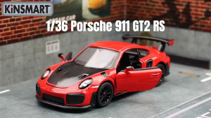 Kinsmart 1:36 Die-cast PORSCHE/ LAMBO/ FORD GT/ BMW/ Bugatti Racing Concept with Livery Edition Car Model Collection Toy