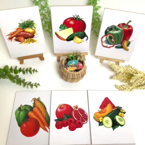 HIASAN DINDING DAPUR BUAH SAYURAN WALL DEKOR 15x20CM PAJANGAN KAYU POSTER DEKORASI DINDING KAMAR RUMAH