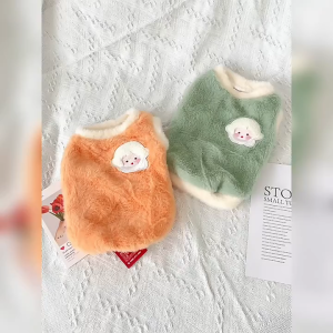 áo lông - áo ấm - áo thu đông  thêu hình chú cừu cho chó mèo - T3 PETS SHOP