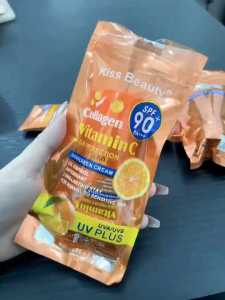 NEW Orange Vitamins sunscreen cream UV plus high protection skintone cream SPF 90 PA+++ super my