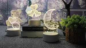 [HCM] Đèn Ngủ 3D Trang Trí 3 Chế Độ Sáng Nhiều Mẫu Siêu Xinh -Đầu Cắm Điện- Joyee