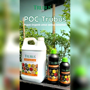Pupuk organik cair POC Trubus kemasan 1 liter pupuk untuk segala jenis tanaman buah dan sayur