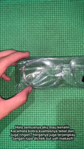 KACAMATA PELINDUNG SAFETY APD AVIATOR Cobra 3001CL ANTI VIRUS ANTI DEBU HALAL