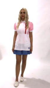 Halloween Female Dangan Ronpa 2 Mikan Tsumiki Danganronpa Dress Cosplay Costume Ladies Role Playing Uniform