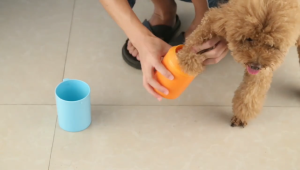 Pet Paw Cleaner Paw Plunger Soft Silicone Foot Cleaning Foot Wash Cup Portable Cats Dogs Paw Clean Brush Home Pet Supplies