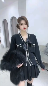 fv88 - Cardigan Outer Wanita Rajut Mewah Korea Lengan Panjang Knitwear Premium All Size fit to L