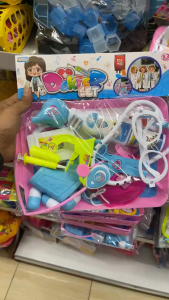 Mainan Edukasi Anak Peralatan Dokter Dokteran Plus Nampan / Mainan Anak Dokter Set