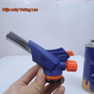 Khò ga nòng chếch tự động đánh lửa Staka có thể điều chỉnh to nhỏ lửa Sử Dụng Cho Bình Gas Mini
