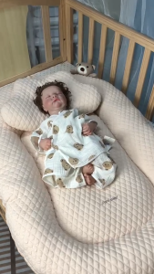 PAPA BABY เบาะนอนเด็ก ที่นอนเด็ก รุ่น BBL19 ที่นอนพร้อมหมอนหลุมเด็ก