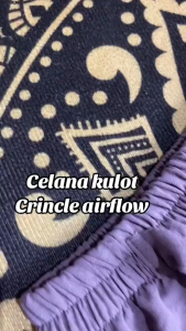 Celana Kulot Crinkle Jumbo Premium Muat BB 40 -80 kg Celana panjang/ Kulot Cringkel/ Kulot Jumbo Crinkle